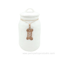 High Quality Pet Food Storage Dog Ceramic Jar